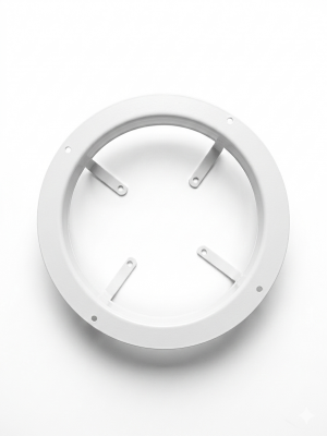 Suporte Aro Metálico 150mm Branco